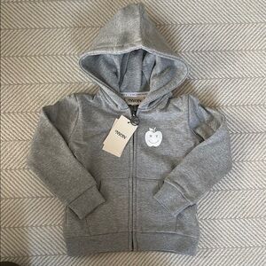 NYON New York or Nowhere Kids Light Gray Zip-Up Hoodie